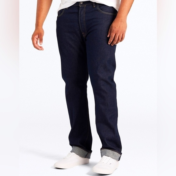NWT LEVI’S 501 Original Stretch Regular Fit Straight Leg Jeans The Rose 32